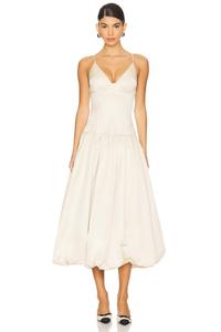 Платье миди кайя Lpa, бежевый