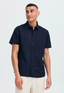 Рубашка из смеси льна sdlitje Solid, Insignia Blue