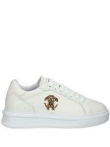 Кроссовки с логотипом Roberto Cavalli, белый