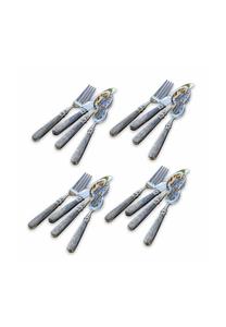 Столовые приборы Bigeste серебристый/серый Loberon, silber/ grau