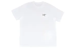 Arcteryx Футболки унисекс, цвет слоновая кость/белый, светлый, круглый вырез, умеренный прямой крой.