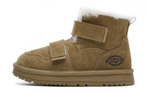 Детские теплые высокие ботинки с поддержкой, износостойкие, противоскользящие, с защитой от ударов Dickies, хаки