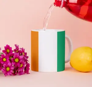 Кружка Кот-д'Ивуар с флагом, кофейная чашка, национальная кружка, кофейная чашка, офисный чай Tinisu