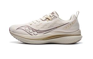 Saucony Beige Coffee Caffeine, Амортизирующие, Износостойкие Низкие Кроссовки Для Бега Унисекс Бежевый Кофе