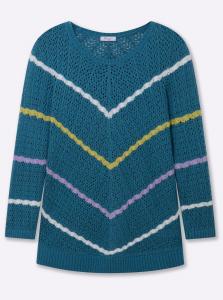 SHEEGO Свитер в цвете опал, светло-голубой