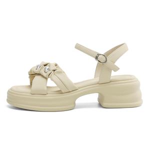 Сандалии с одним ремешком женские DAPHNE, Yellow