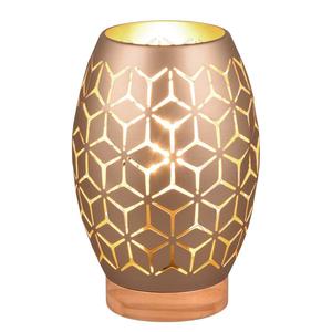 Настольная лампа Reality Leuchten Bidar, железо / сосна - 1-светлый - коричневый