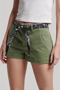 Горячие шорты-чиносы Superdry, зеленый