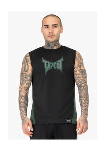 Мужская функциональная рубашка без рукавов стандартного кроя TRAINING TANK TAPOUT, черно-зеленый