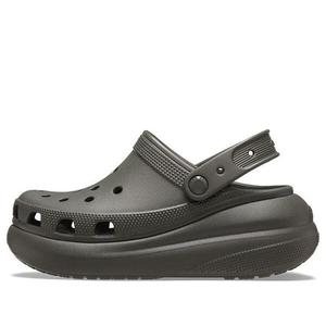 Сандалии classic crush clog 'dusty olive' Crocs, зеленый