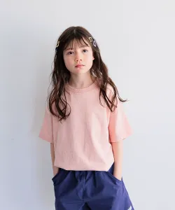 Большая футболка с винтажной обработкой (детская) Bayflow, цвет Pink 20