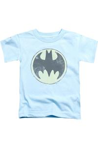 Футболка с классическим логотипом Batman для детей Gildan, светло-голубой