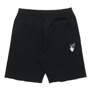 Шорты ss21 diag stripe sweat shorts men s black Off-White, черный