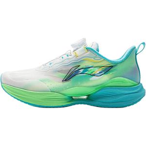 Кроссовки для бега для детей дошкольного возраста LINING YOUNG, белый/желтый/зеленый