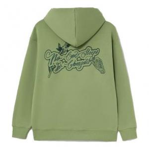 Худи Li-Ning Bad Five Sports Basketball Series Printing Hoodie 'Green', зеленый