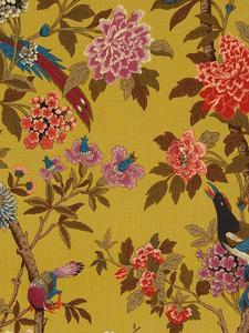 Индивидуальные шторы Hydrangea Bird GP & J Baker, Ochre