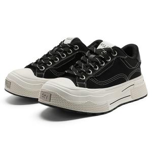 MODENGPAN Износостойкие, дышащие, легкие низкие парусиновые туфли унисекс черного цвета