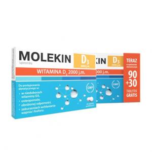 Molekin D3 2000 МЕ, Добавка , 120 таблеток