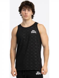 Футболка Sandringham Functional Singlet Regular Fit черного цвета Lonsdale