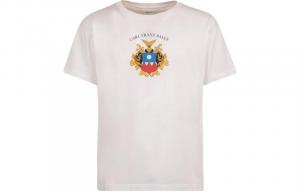 Футболка из органического хлопка с принтом в виде эмблемы BALLY, белый