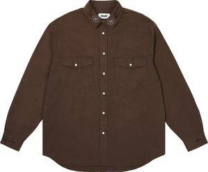 Рубашка Palace Flexus 'Nice Brown', коричневый