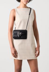 Сумка кросс-боди Pinko LOVE ONE MINI , Nero/Old Silver/Black