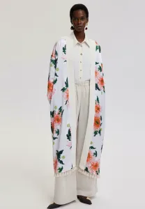 Летняя куртка с цветочным узором Touché Privé, Cream