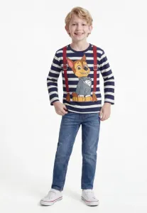 Футболка с длинными рукавами nmmnakul paw Name It, Navy Blazer