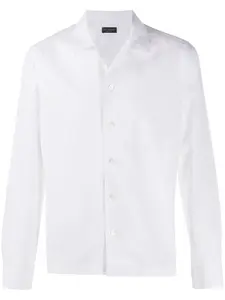 Рубашка на пуговицах с длинными рукавами Dell'Oglio, белый
