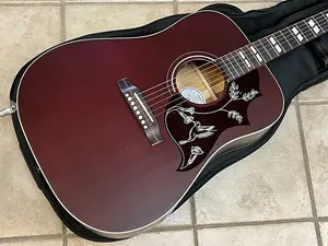 Акустико-электрогитара Gibson Hummingbird Special 2025, цвет Вино Красное