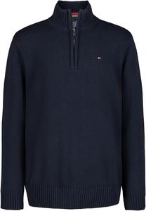Свитер Tommy Hilfiger для мальчиков с длинными рукавами и застежкой-молнией на четверть оборота, Navy Blazer