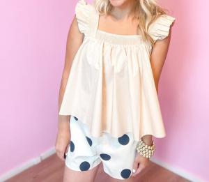 Шорты женские 2.7 AUGUST APPAREL, белый