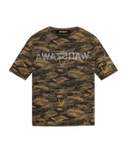 Футболка с камуфляжным принтом Misbhv, коричневый