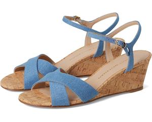 Туфли Stuart Weitzman Dayna Demi Wedge, цвет Washed/Natural