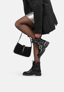 Ковбойские/байкерские ботинки по щиколотку JANET Posh by Poelman, черный