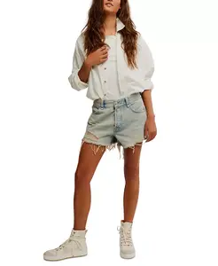 Женские джинсовые шорты Now Or Never Free People, синий