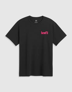 Футболка свободного кроя Levi's с принтом на спине Fruit of Knowledge черного цвета