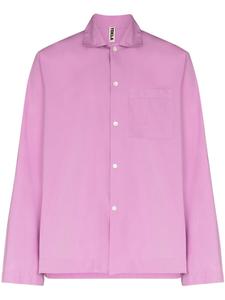 TEKLA пижамная рубашка из органического хлопка, фиолетовый