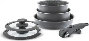 Набор посуды Comfort из 6 предметов со съемными ручками: сковорода, форма для запекания, кастрюля, сотейник, сковорода Karaca