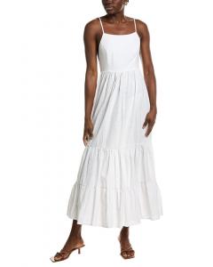 Айппонелли Многослойное миди-платье IPPONELLI, белый