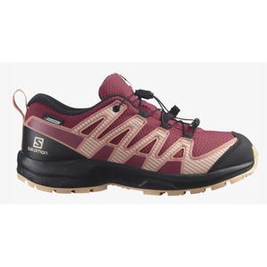Кроссовки Salomon XA PRO V8 CSWP J Earth red/Black/Almond cream