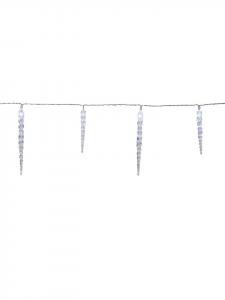 Marelida Светодиодная гирлянда, 40 гирлянд в виде сосулек, 8 режимов работы, для использования на открытом воздухе, длина: 6 м, прозрачная