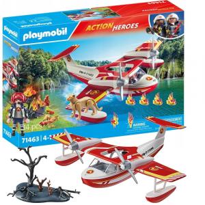Playmobil Action Heroes 71463 Самолет пожарной службы с функцией пожаротушения