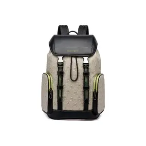 FAIRWHALE Большой унисекс рюкзак из ПВХ свинцово-серый абрикосовый, Apricot