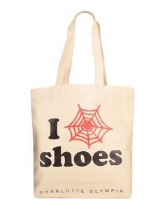 Сумка Charlotte Olympia, бежевый