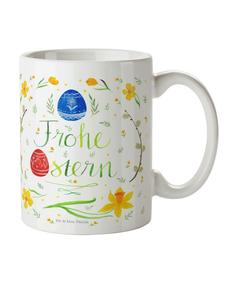 Детская кружка Пасха Счастливой Пасхи с посланием белого цвета Mr. & Mrs. Panda