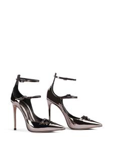 Le Silla туфли Morgana 120 с эффектом металлик, черный