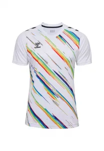 Футболка с надписью «триумф в матче в помещении» Hummel, White Multicolor