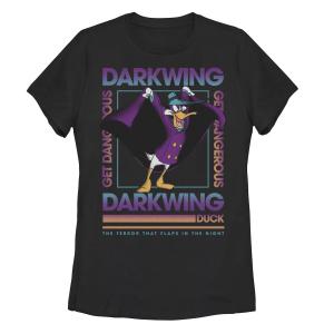 Детская футболка Disney's Darkwing Duck с квадратным рисунком Dangerous Licensed Character