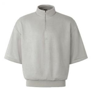 Свитер adidas Basketball Sueded 3/4 Half-Zip Sweatshirt 'Sesame', бежевый